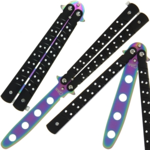Rainbow Butterfly Trainer Balisong, Golan