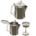 MFH Kaffeekanne, mit Perkolator, Edelstahl, für 9 Tassen