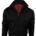 Harrington Jacke Knightsbridge London Schwarz Wollstoff Winter Vintage